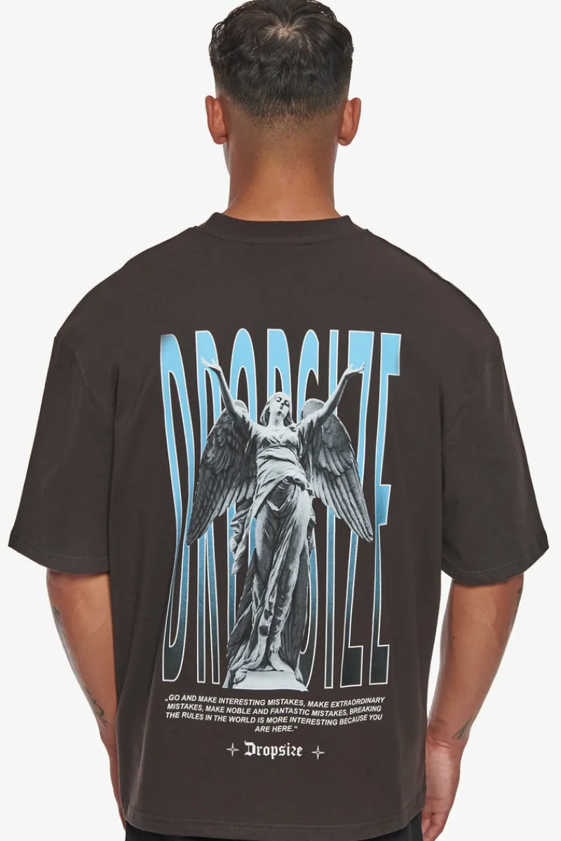 T-Shirt<Dropsize Heavy Mistakes T-Shirt Washed Black