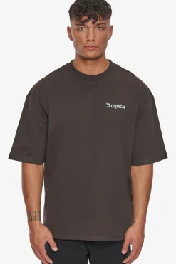 T-Shirt<Dropsize Heavy Mistakes T-Shirt Washed Black