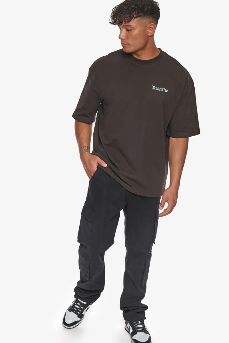 T-Shirt<Dropsize Heavy Mistakes T-Shirt Washed Black
