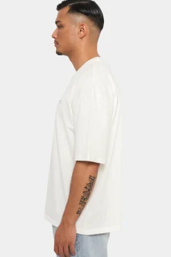 T-Shirt<Dropsize Heavy Overisze Embo T-Shirt Cream/Blue