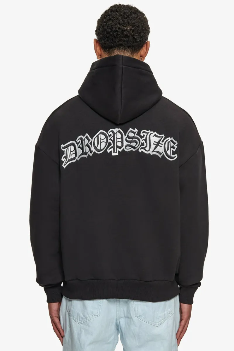 Hoodie<Dropsize Heavy Oversize Backlogo Hoodie Black