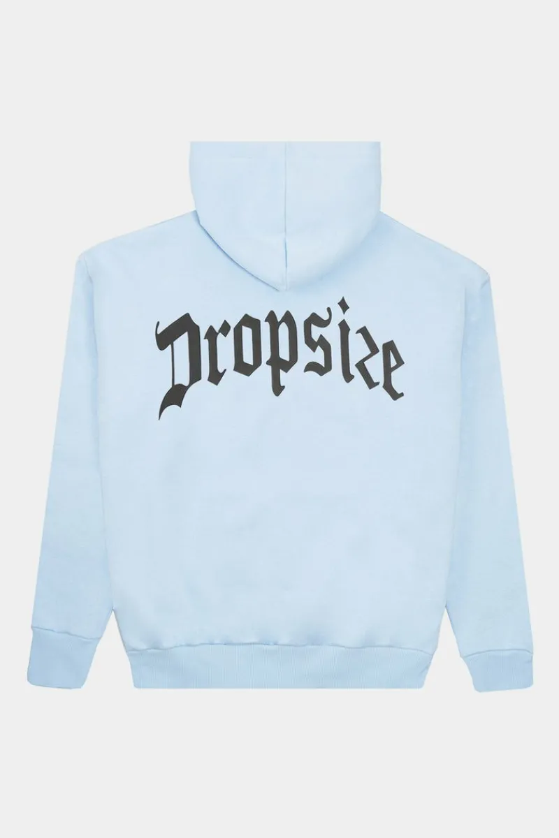 Hoodie<Dropsize Heavy Oversize Backprint Hoodie Baby Blue