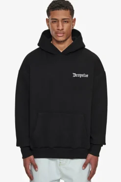 Hoodie<Dropsize Heavy Oversize Best Place To Live Hoodie Black/Orange