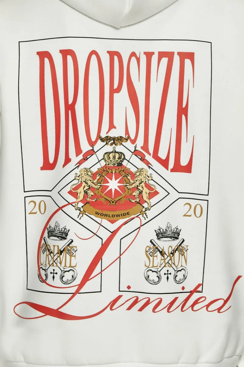 Hoodie<Dropsize Heavy Oversize Big Logo Hoodie Cream White
