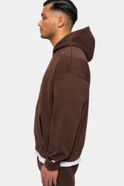 Zipper<Dropsize Heavy Oversize Blank Zip Hoodie Shopping Bag