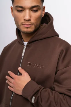 Zipper<Dropsize Heavy Oversize Blank Zip Hoodie Shopping Bag