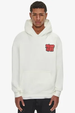 Hoodie<Dropsize Heavy Oversize Bubble Sketch Hoodie Cream White