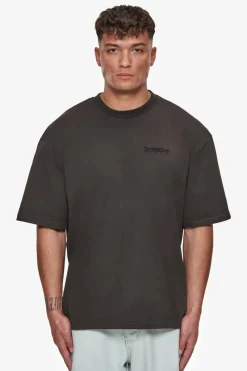 T-Shirt<Dropsize Heavy Oversize Caress Doves T-Shirt Washed Black