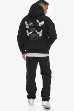 Hoodie<Dropsize Heavy Oversize Carrying Dove Hoodie Black