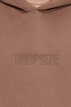 Hoodie<Dropsize Heavy Oversize Center Hd Hoodie Brown