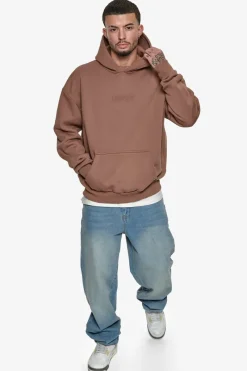 Hoodie<Dropsize Heavy Oversize Center Hd Hoodie Brown