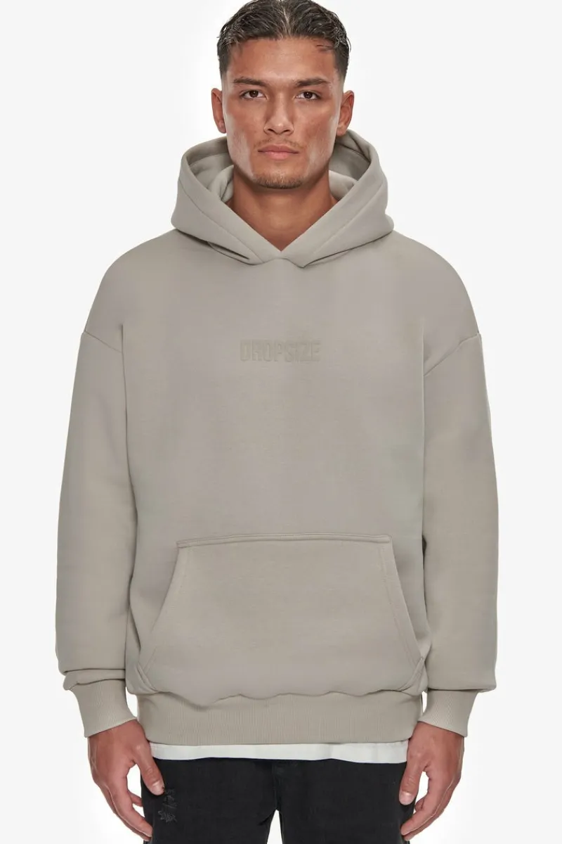 Hoodie<Dropsize Heavy Oversize Center Hd Hoodie Stone