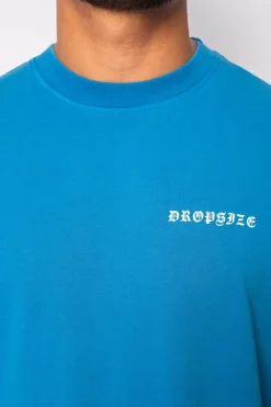 T-Shirt<Dropsize Heavy Oversize Circle Design T-Shirt Royal Blue