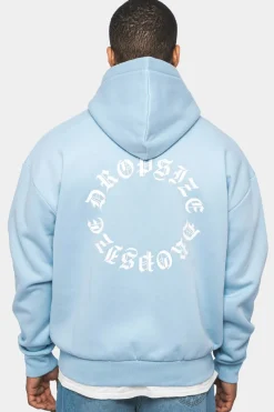 Hoodie<Dropsize Heavy Oversize Circle Hoodie Baby Blue