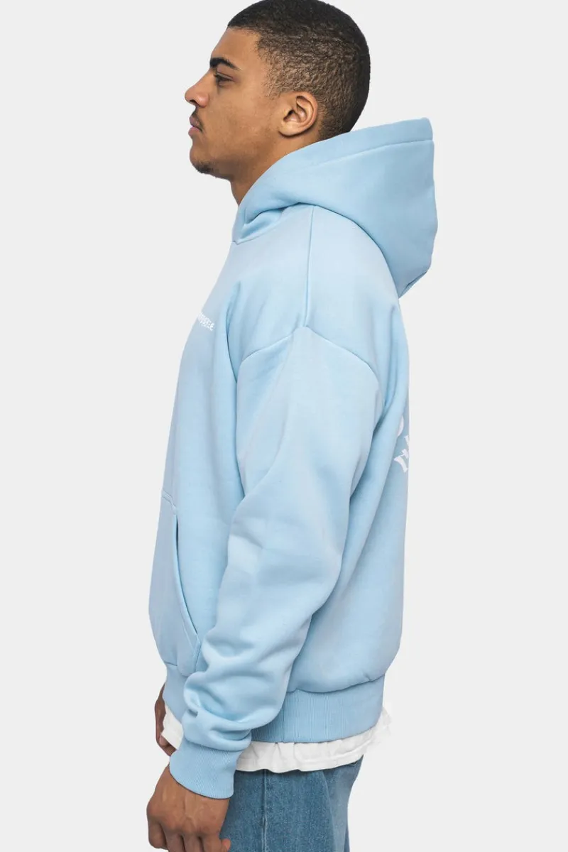 Hoodie<Dropsize Heavy Oversize Circle Hoodie Baby Blue