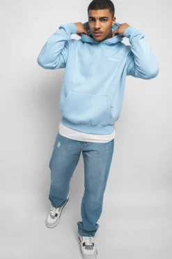 Hoodie<Dropsize Heavy Oversize Circle Hoodie Baby Blue