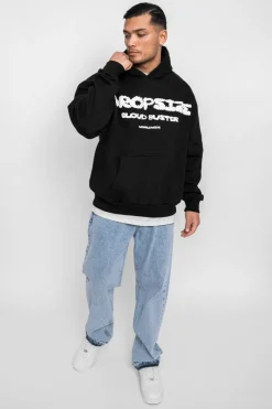 Hoodie<Dropsize Heavy Oversize Cloud Buster Hoodie Black