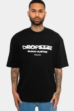 T-Shirt<Dropsize Heavy Oversize Cloud Buster T-Shirt Black