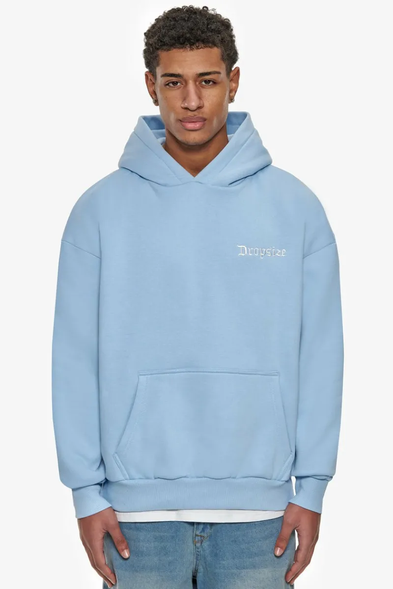 Hoodie<Dropsize Heavy Oversize Cloud Crew Hoodie Baby Blue