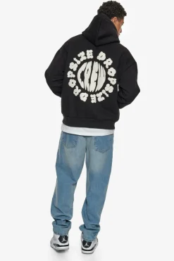 Hoodie<Dropsize Heavy Oversize Cloud Crew Hoodie Black