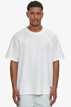 T-Shirt<Dropsize Heavy Oversize Cotton Patch T-Shirt Cream White