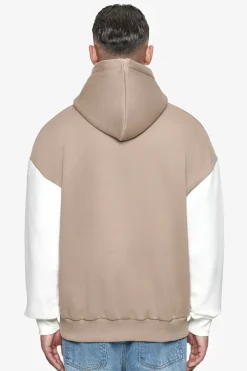 Hoodie<Dropsize Heavy Oversize Cream Sleeve Hoodie Silver Mink