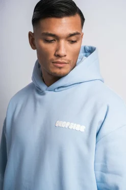 Hoodie<Dropsize Heavy Oversize Crew Hoodie Baby Blue