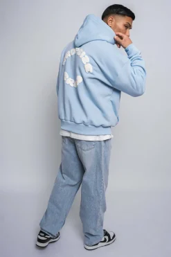 Hoodie<Dropsize Heavy Oversize Crew Hoodie Baby Blue