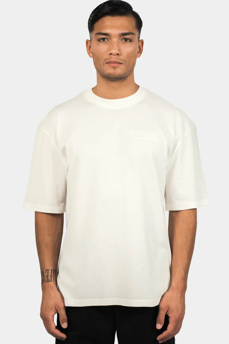 T-Shirt<Dropsize Heavy Oversize ''Crew Love'' T-Shirt Cream