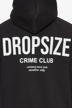 Hoodie<Dropsize Heavy Oversize Crime Club Hoodie Black