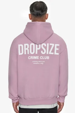 Hoodie<Dropsize Heavy Oversize Crime Club Hoodie Lilac
