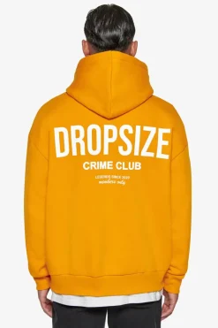 Hoodie<Dropsize Heavy Oversize Crime Club Hoodie Orange