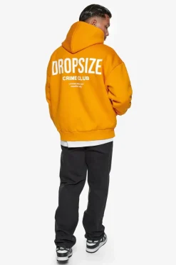 Hoodie<Dropsize Heavy Oversize Crime Club Hoodie Orange