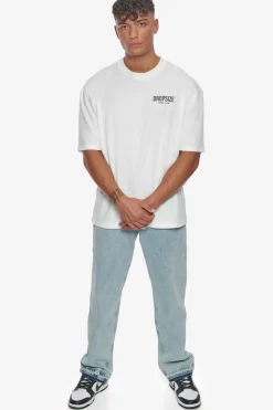 T-Shirt<Dropsize Heavy Oversize Crime Club T-Shirt Cream White