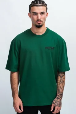 T-Shirt<Dropsize Heavy Oversize Crime Club T-Shirt Green