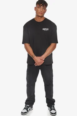 T-Shirt<Dropsize Heavy Oversize Crime Club T-Shirt Black