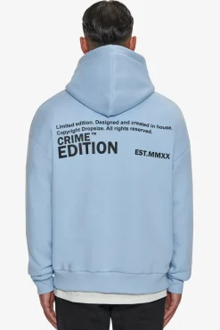 Hoodie<Dropsize Heavy Oversize Crime Edition Hoodie Baby Blue