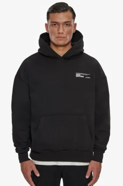 Hoodie<Dropsize Heavy Oversize Crime Edition Hoodie Black