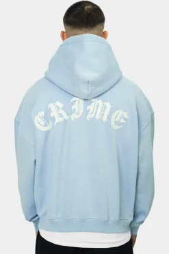 Hoodie<Dropsize Heavy Oversize Crime Hoodie Baby Blue