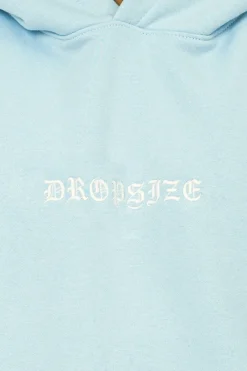 Hoodie<Dropsize Heavy Oversize Crime Hoodie Baby Blue