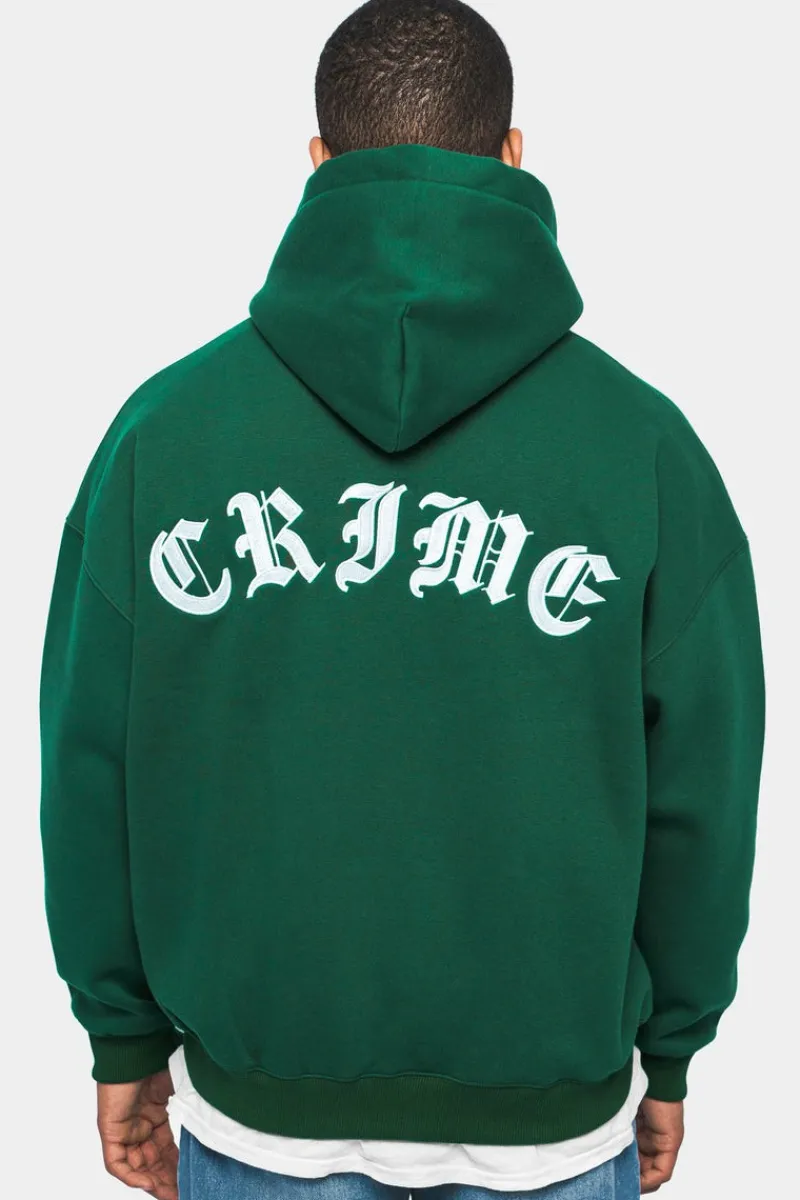 Hoodie<Dropsize Heavy Oversize Crime Hoodie Green