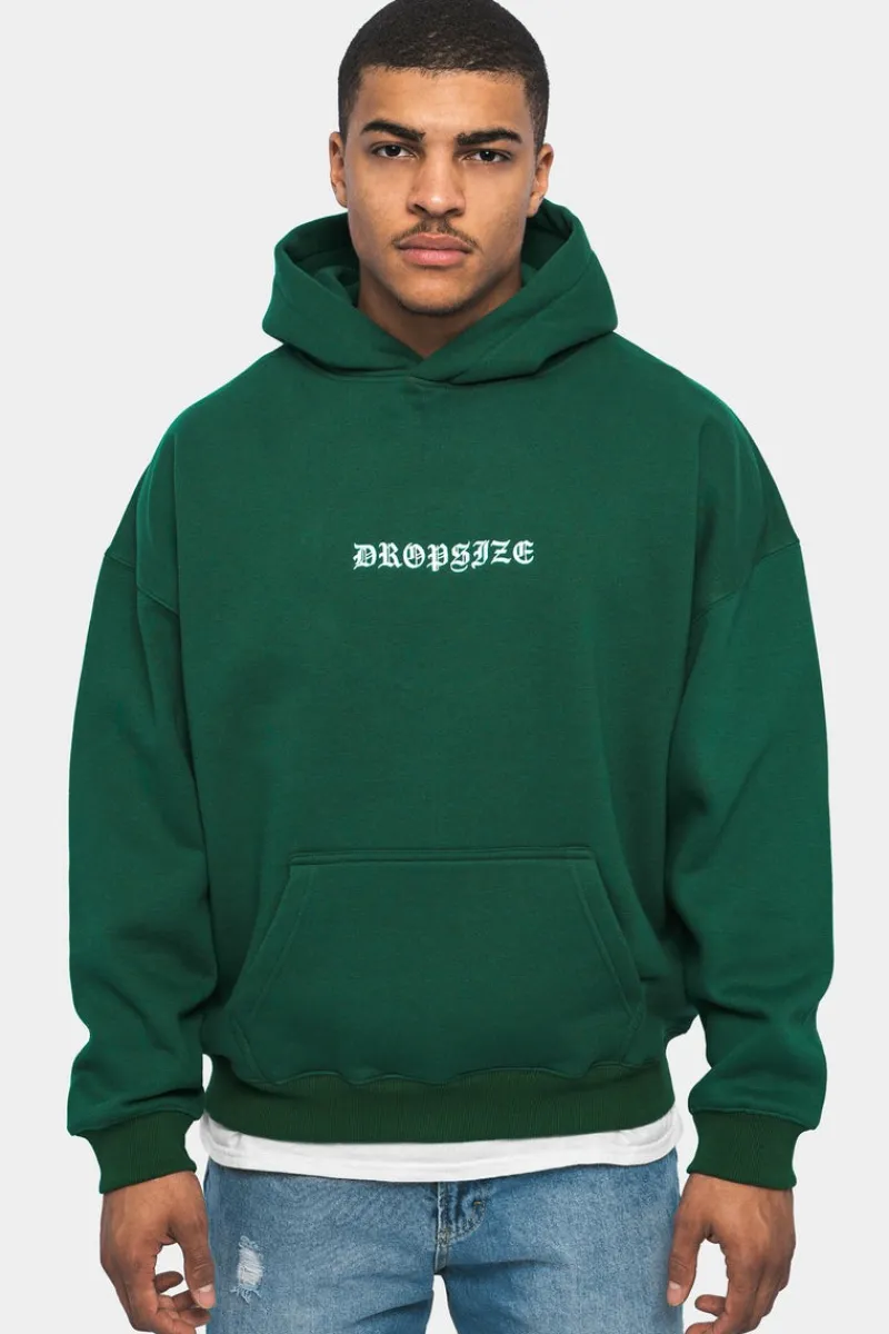 Hoodie<Dropsize Heavy Oversize Crime Hoodie Green