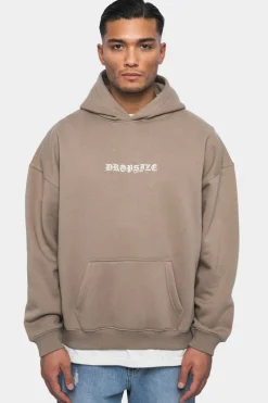 Hoodie<Dropsize Heavy Oversize Crime Hoodie Silver Mink