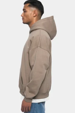 Hoodie<Dropsize Heavy Oversize Crime Hoodie Silver Mink
