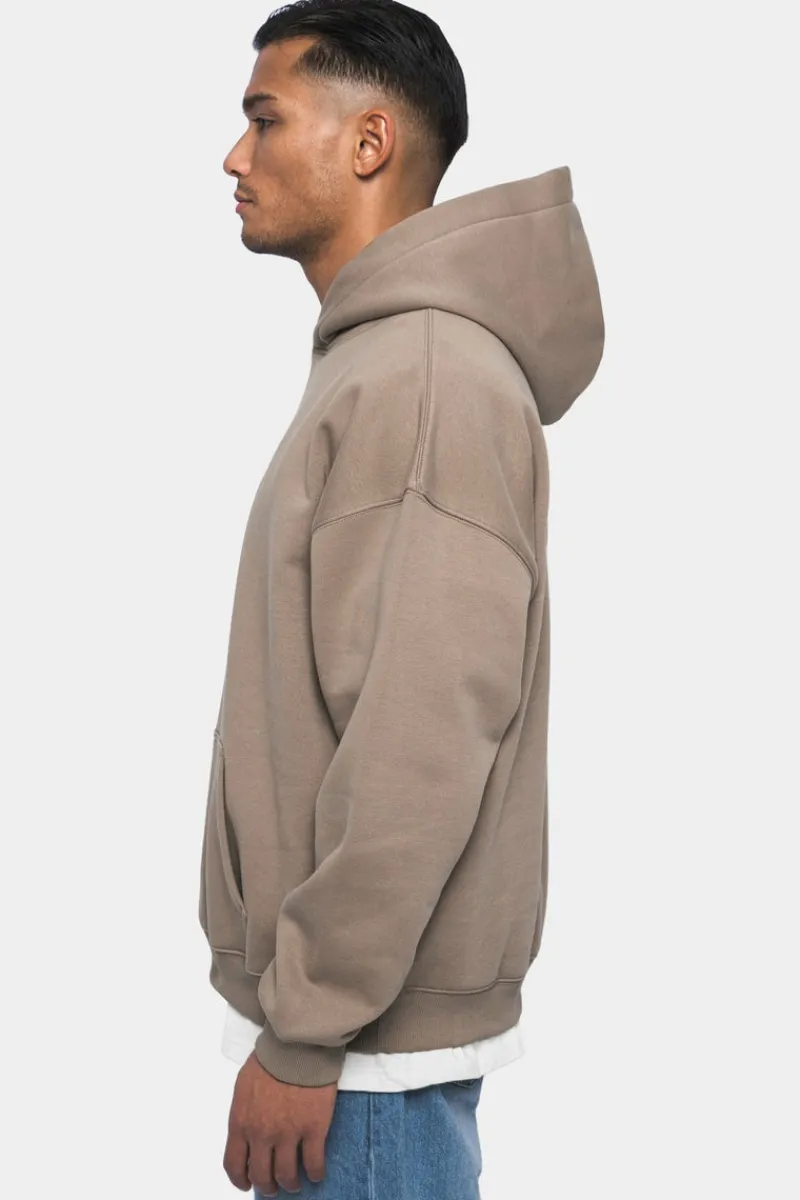 Hoodie<Dropsize Heavy Oversize Crime Hoodie Silver Mink