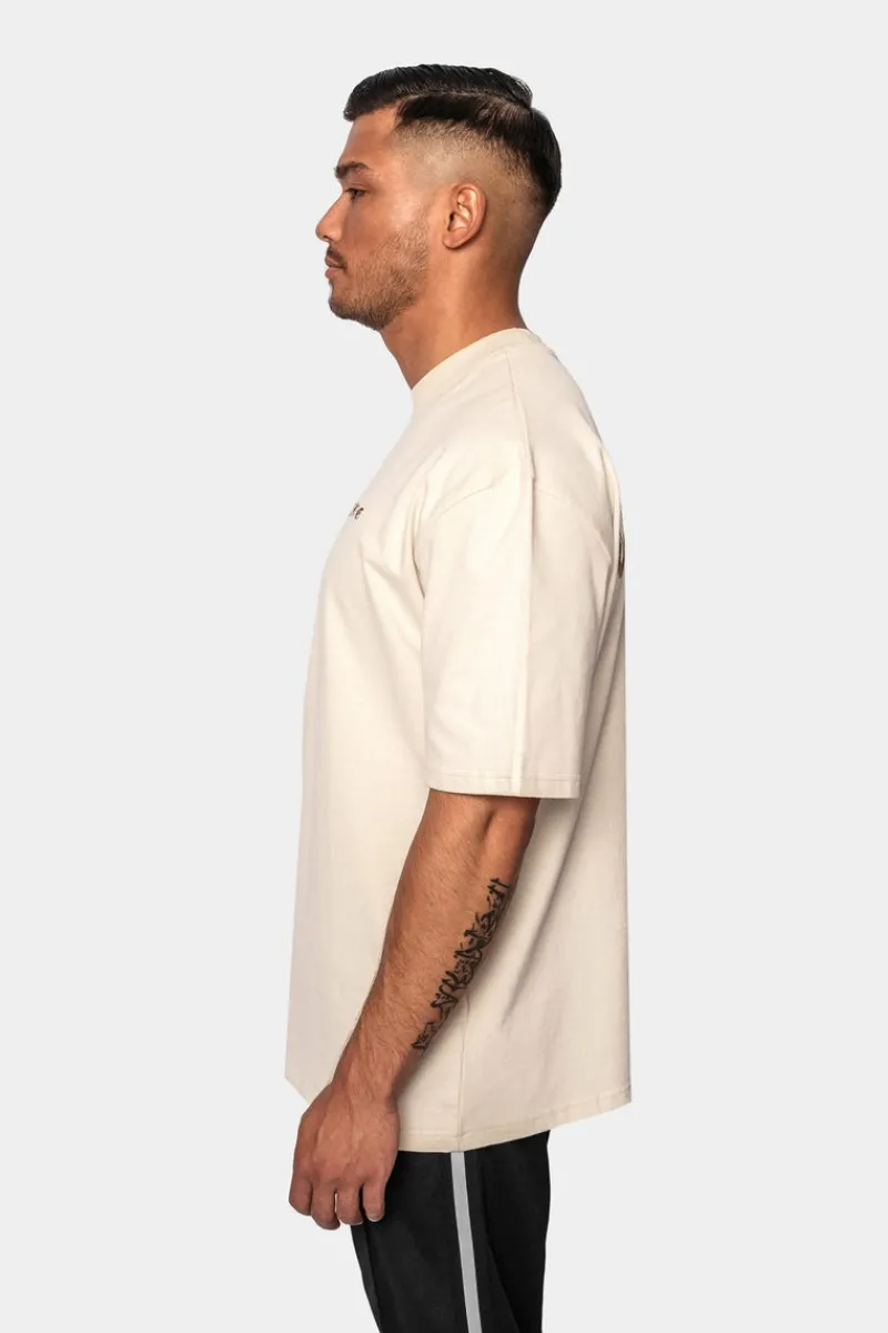 T-Shirt<Dropsize Heavy Oversize Crime T-Shirt Coconut Milk