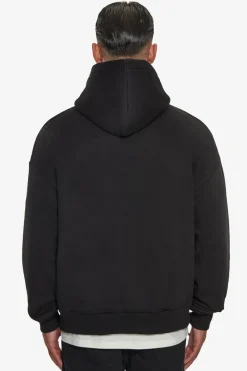 Hoodie<Dropsize Heavy Oversize Curved Hoodie Black