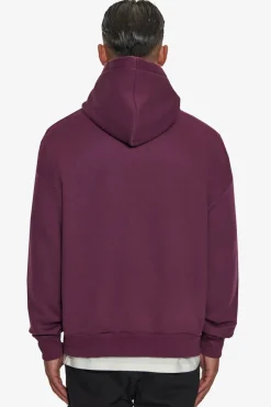Hoodie<Dropsize Heavy Oversize Curved Hoodie Grape Wine