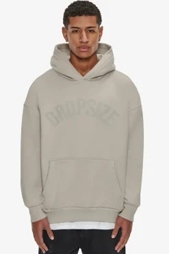 Hoodie<Dropsize Heavy Oversize Curved Hoodie Stone