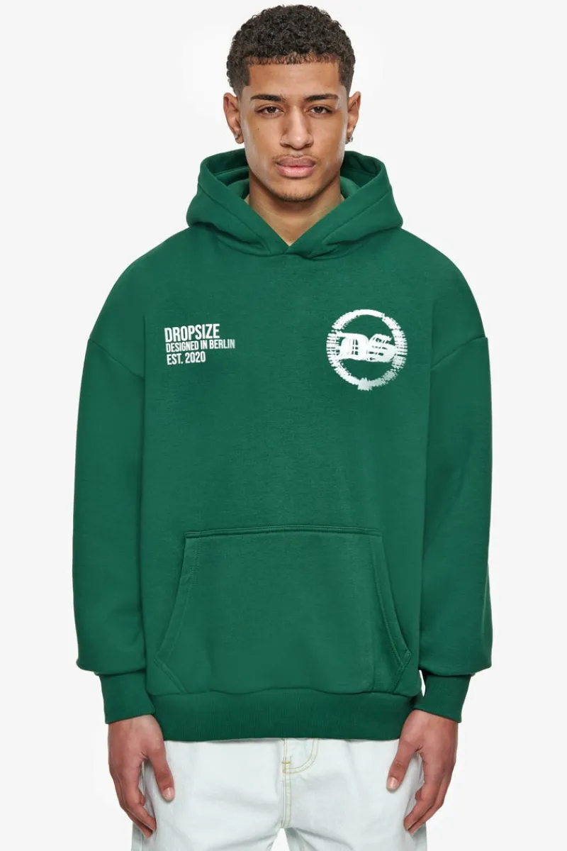 Hoodie<Dropsize Heavy Oversize Designed In Berlin Hoodie Washed Green